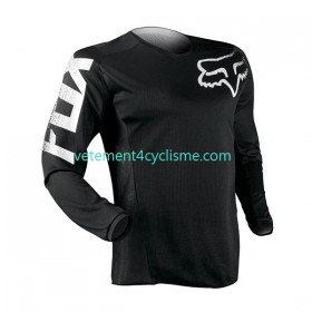 Homme Maillot VTT/Motocross Manches Longues 2022 Fox Racing BLACKOUT N001